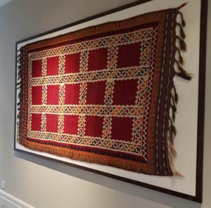 Oriental Express can repair and clean your rugs before being framed